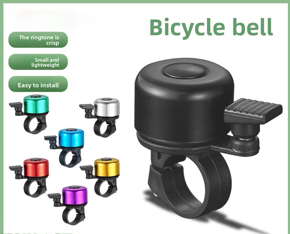 Bell Handlebar Ring - Bicycle Bell Alloy for Safety Cycling