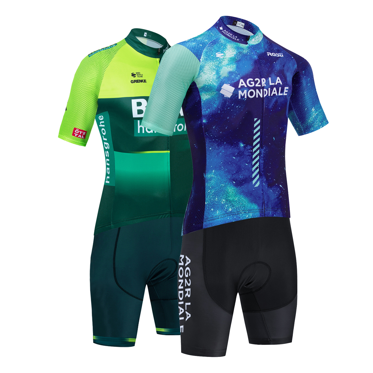 Cycling Commute Shorts - 2025 ROSTI Team NEW AG2R Cycling