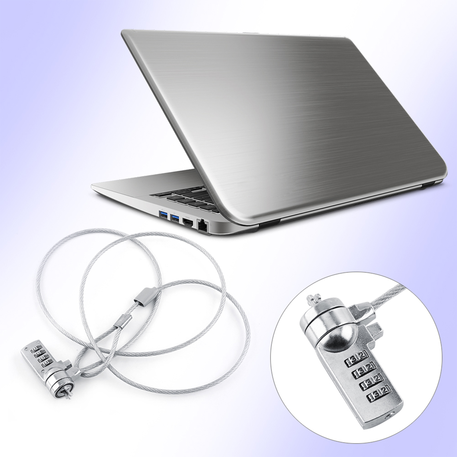 Chain Lock Combination - Laptop Theft Deterrent Laptop Combination Security