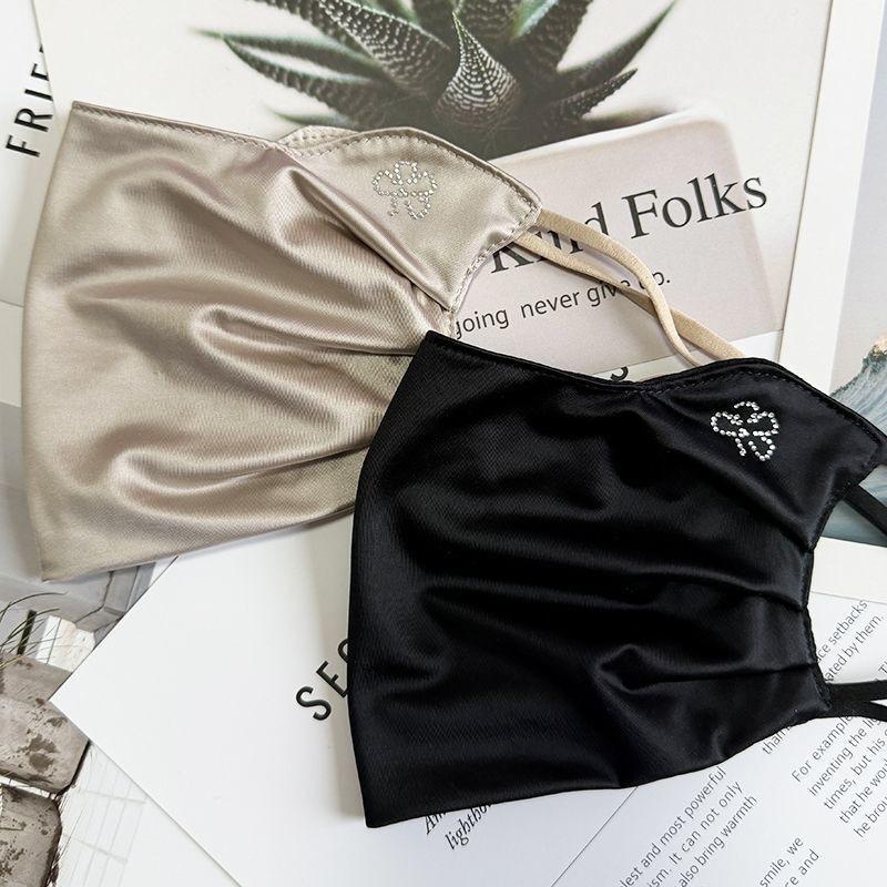 Cycling For Commute - Ice Silk Satin Face Cover Women