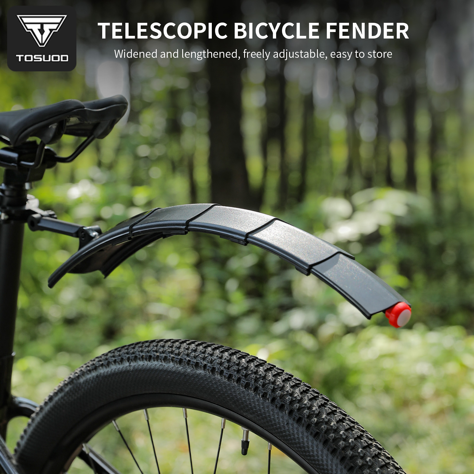 Fender Mudguard Set - TOSUOD Widen Lengthen Bike Fenders Set,