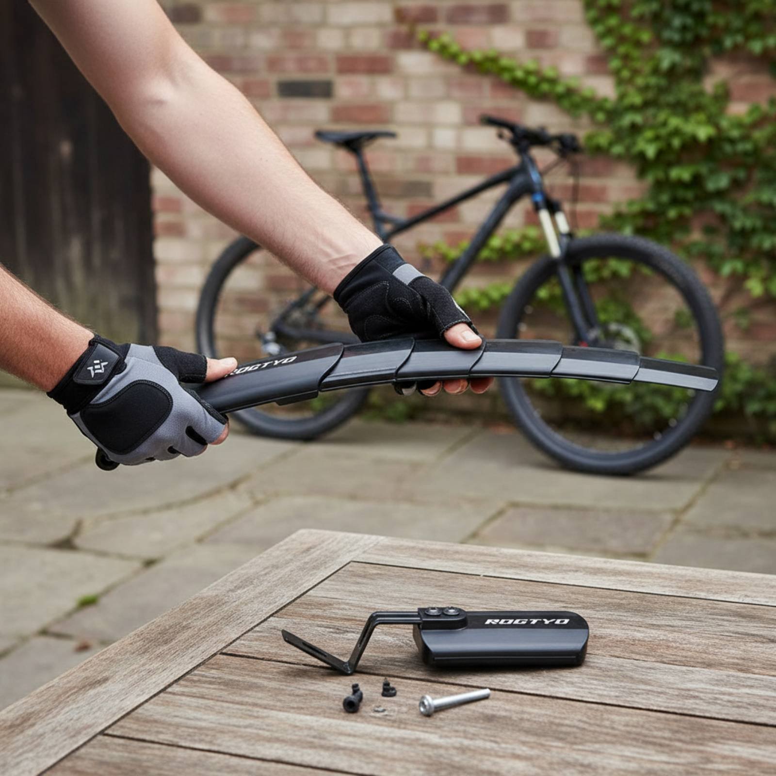 Fender Mudguard Set - Retractable Bike Mudguard Foldable Telescopic Bike