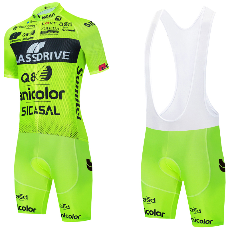 Cycling Commute Shorts - Fluor Yellow Cycling Jersey GLASSDRIVE Team