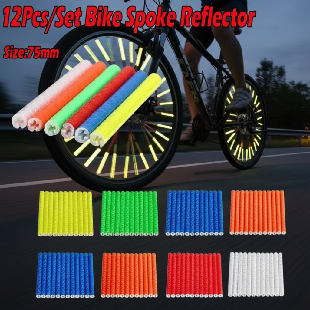 Bike Spoke Reflector Clips 12- - Spoke Reflector Set ulasan dan harga