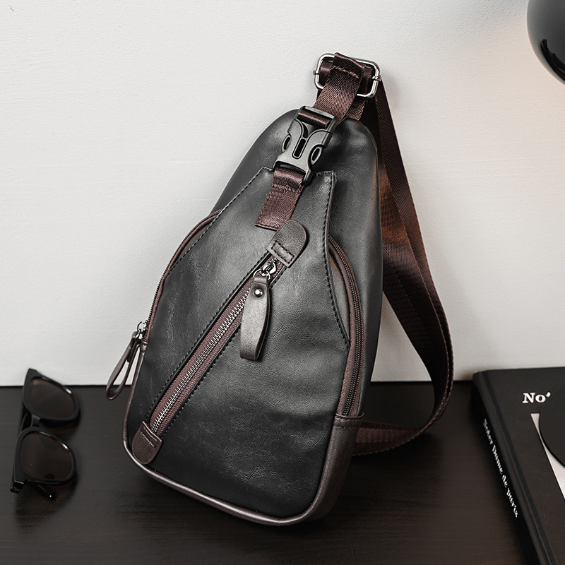 PU leather multi-pocket men's  - Cycling For Commute ulasan dan harga