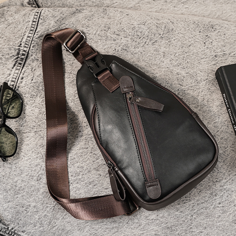 PU leather multi-pocket men's  - Cycling For Commute ulasan dan harga