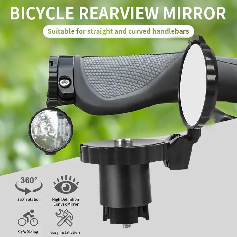 Bicycle Handlebar Rearview Mir - Mirror Handlebar Convex ulasan dan harga