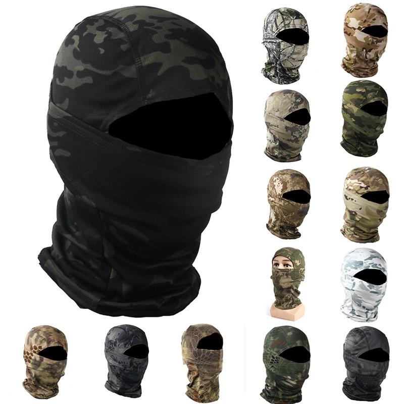 Camouflage Balaclava 3D Face M - Cycling Loop ulasan dan harga