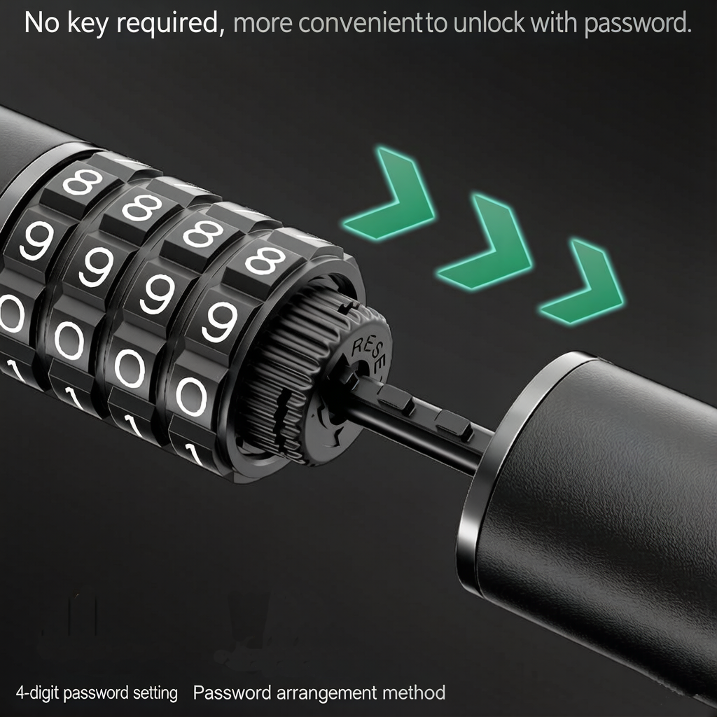Steel Cable Helmet Lock for Bi - Chain Lock Combination ulasan dan harga