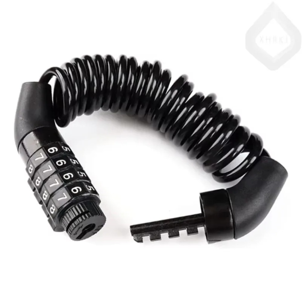Bicycle Motorcycle Helmet Lock - Chain Lock Combination ulasan dan harga