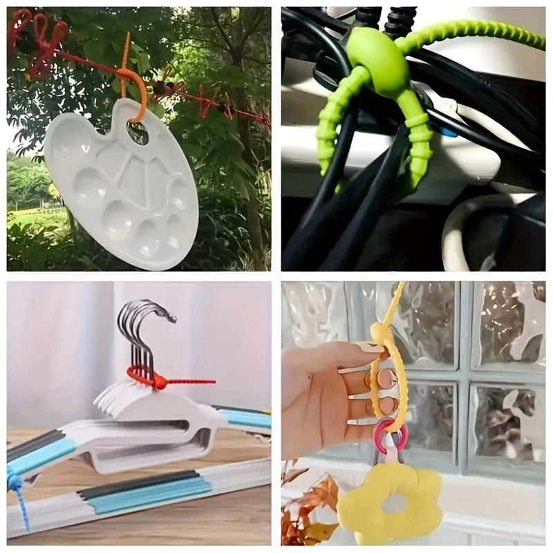 Silicone Cable Ties, 30PCS Reu - Cable Lock Flexible ulasan dan harga