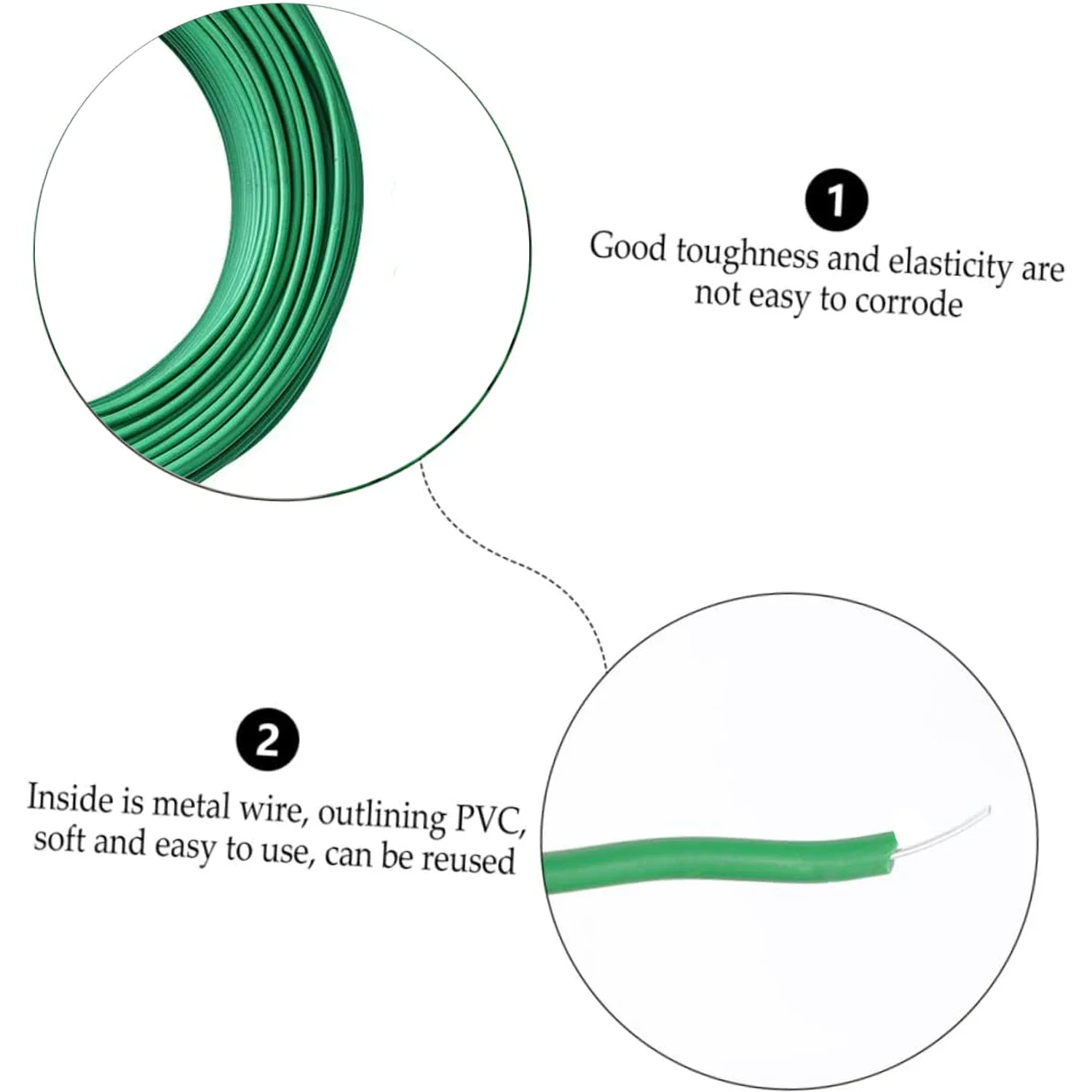 5/8/10m Reusable Plant Support - Cable Lock Flexible ulasan dan harga
