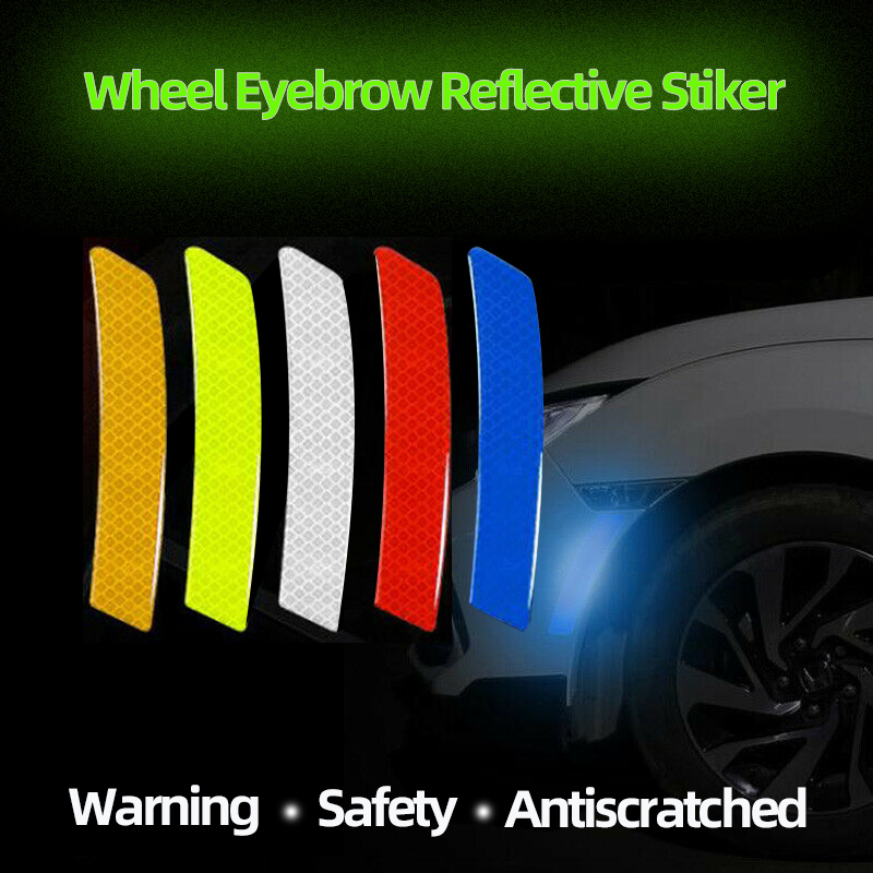 4Pcs/Set Car Reflective Sticke - Spoke Reflector Set ulasan dan harga