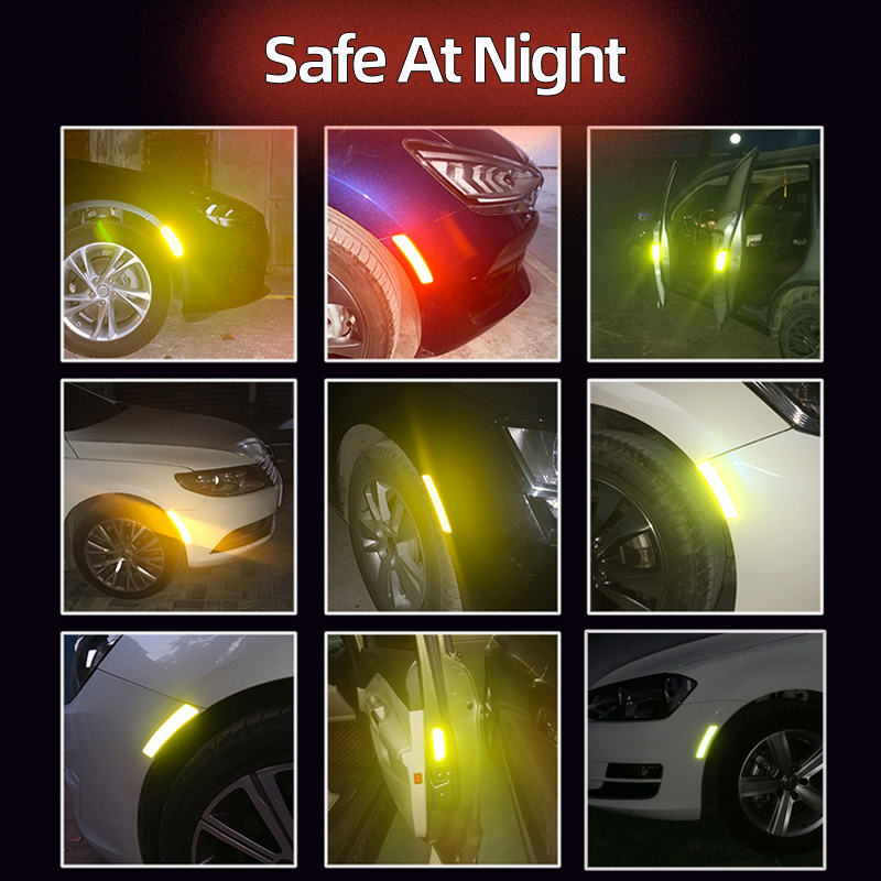 4Pcs/Set Car Reflective Sticke - Spoke Reflector Set ulasan dan harga