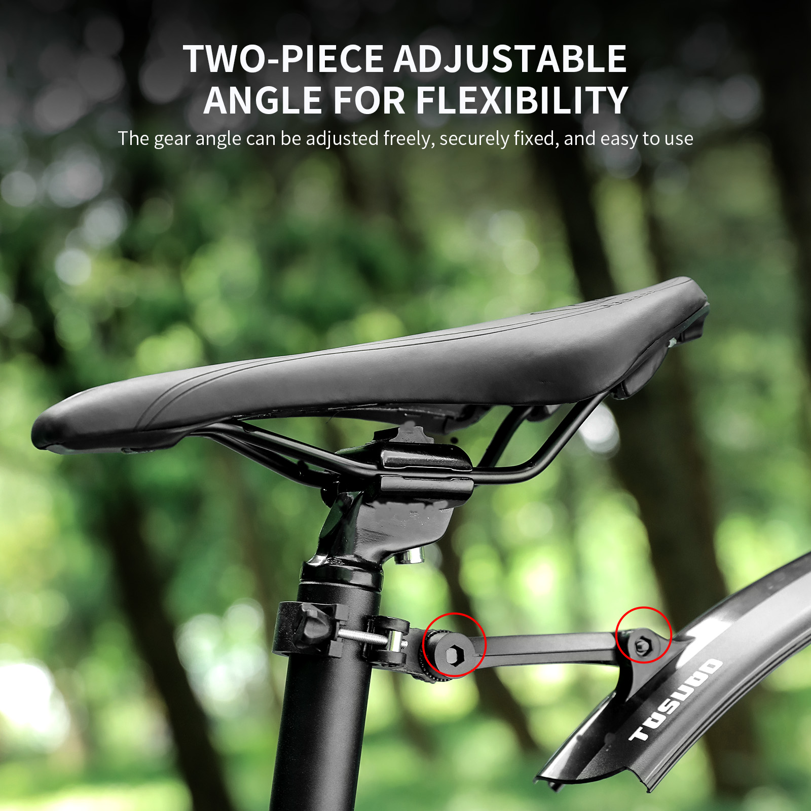 TOSUOD Widen Lengthen Bike Fen - Fender Mudguard Set ulasan dan harga