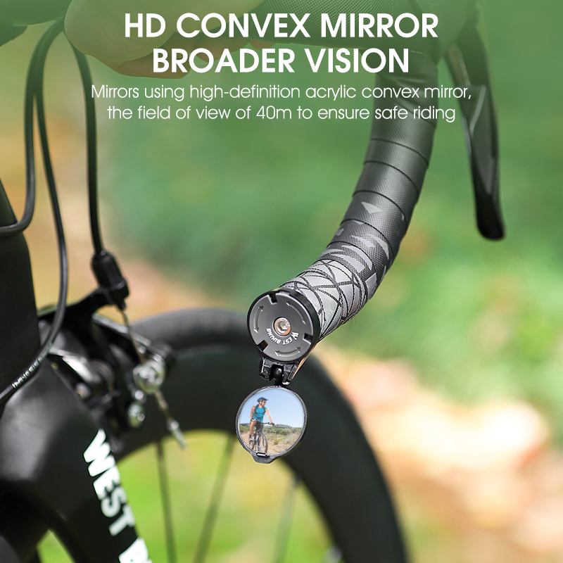WEST BIKING Bicycle Rearview M - Mirror Handlebar Convex ulasan dan harga