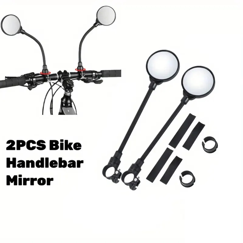 1PCS Bike Handlebar Rearview M - Mirror Handlebar Convex ulasan dan harga