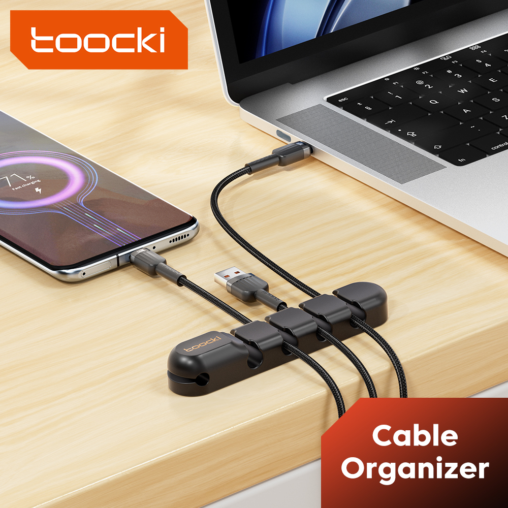 Toocki Cable Organizer 3 5 7 H - Cable Lock Flexible ulasan dan harga