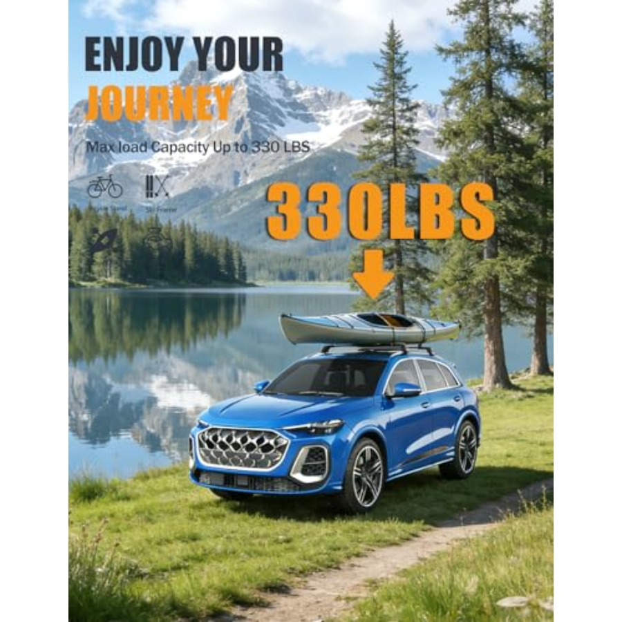 Heavy Duty Roof Rack Cross Bar - Cargo Rack Aluminum ulasan dan harga