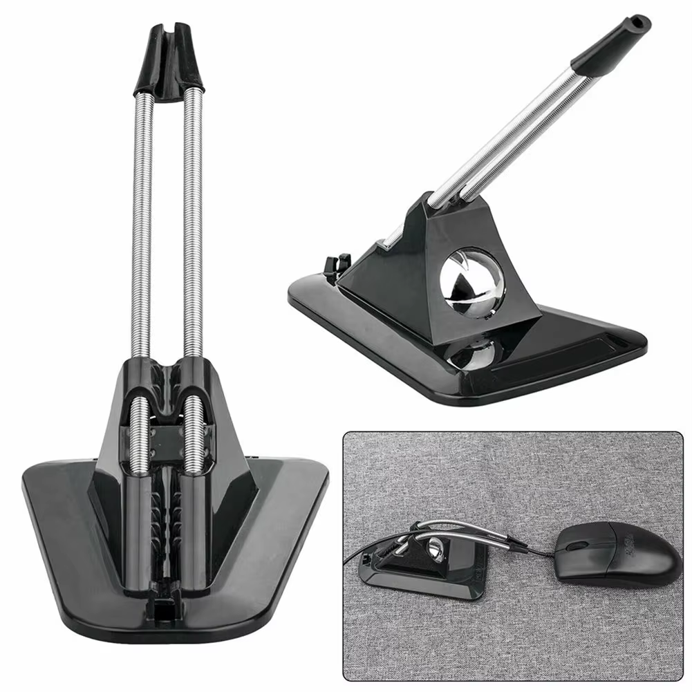Mouse Cable Holder Computer PC - Cable Lock Flexible ulasan dan harga
