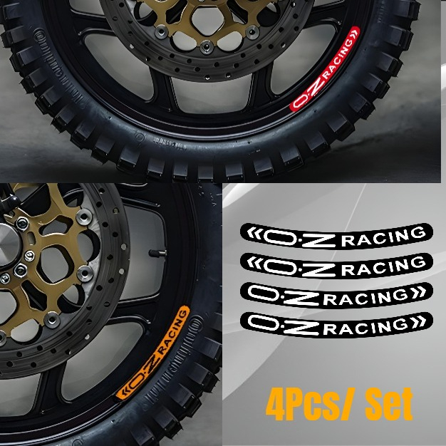 4Pcs/set Wheel Stickers 17Inch - Spoke Reflector Set ulasan dan harga