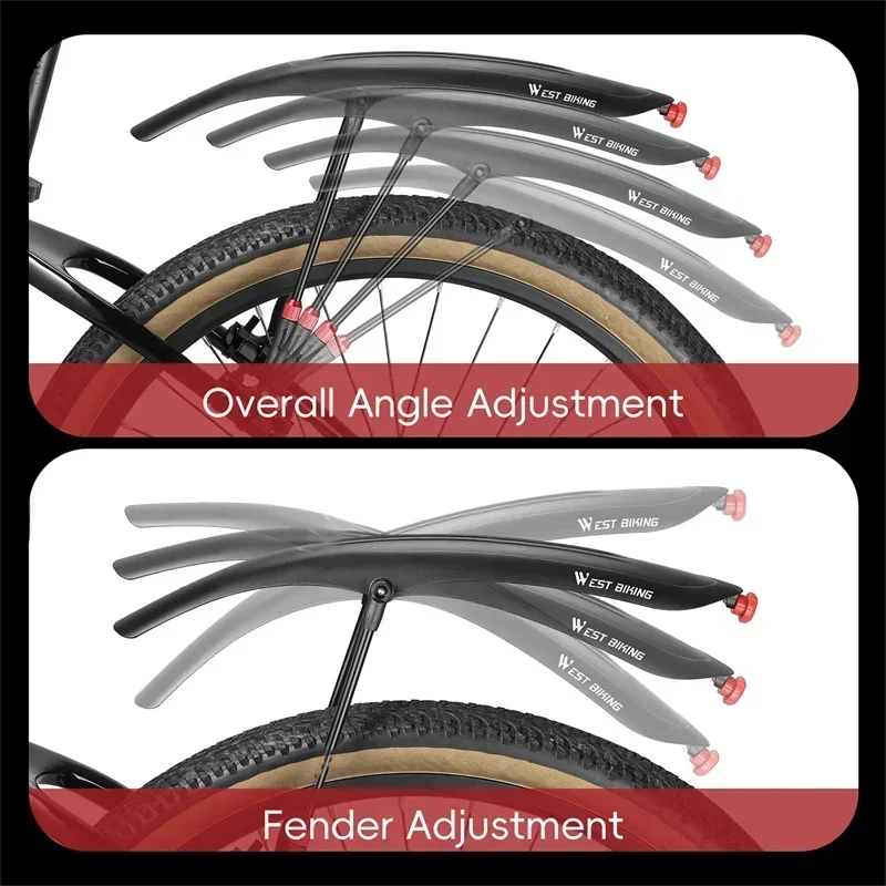 WEST BIKING Mountain Bike Fend - Fender Mudguard Set ulasan dan harga