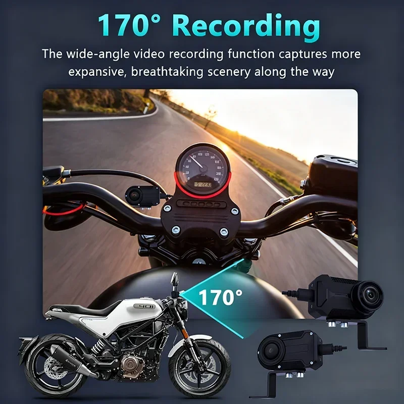 2K HD Motorcycle DVR Waterproo - Cycling Loop ulasan dan harga