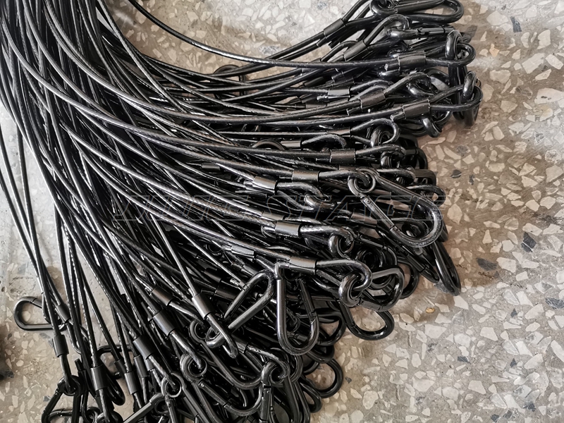 10pcs/lot Black 3mm*70cm Cable - Cable Lock Flexible ulasan dan harga