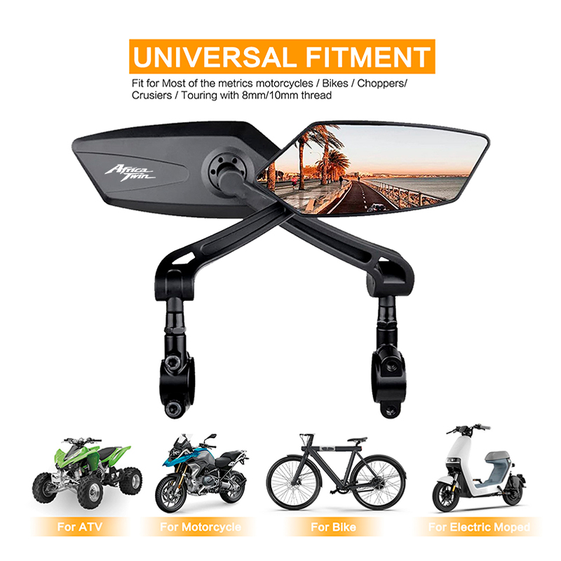 Motorcycle Handlebar Mirror Fo - Mirror Handlebar Convex ulasan dan harga