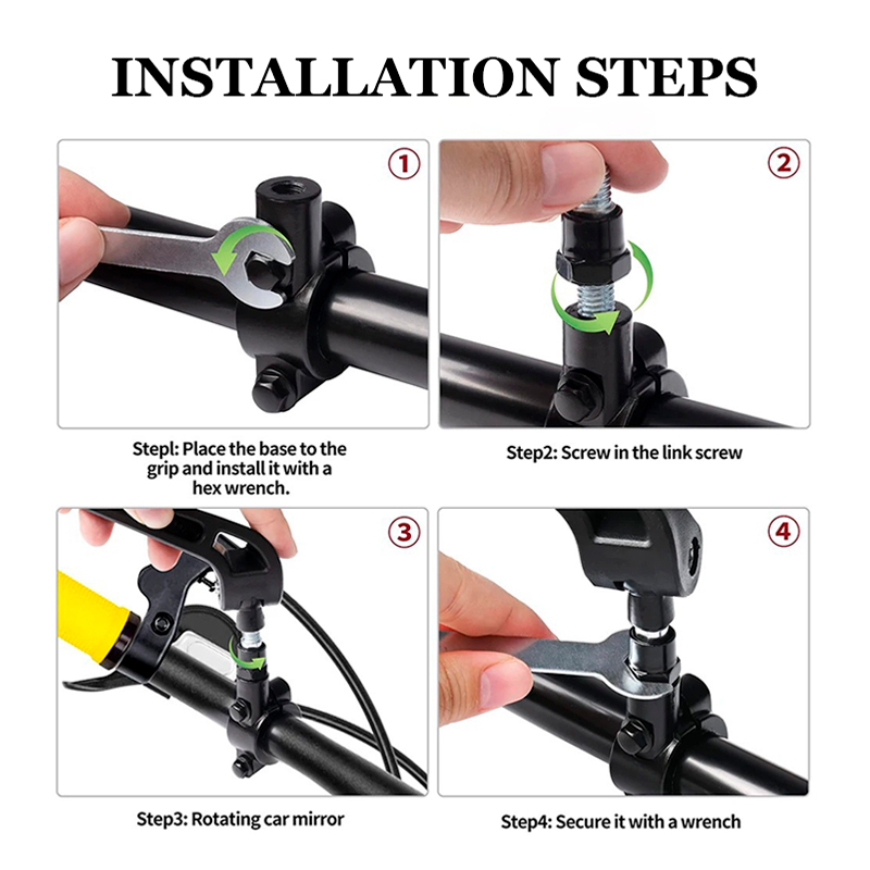Motorcycle Handlebar Mirror Fo - Mirror Handlebar Convex ulasan dan harga