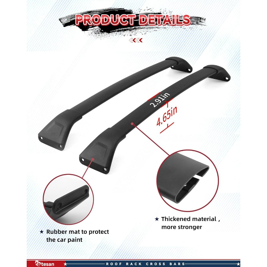 Roof Rack Cross Bars for Mazda - Cargo Rack Aluminum ulasan dan harga