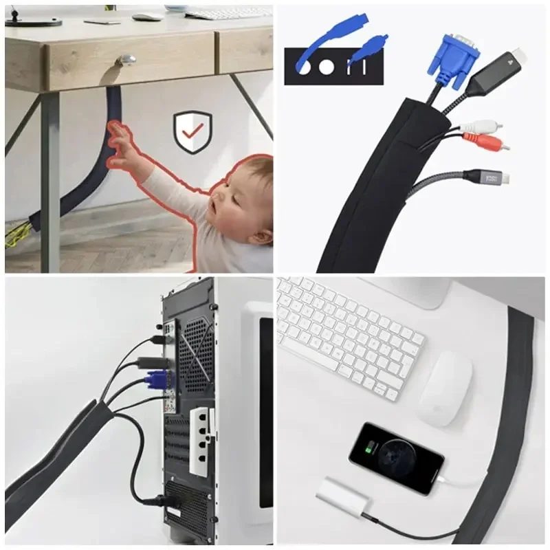 Universal Cable Management Sle - Cable Lock Flexible ulasan dan harga