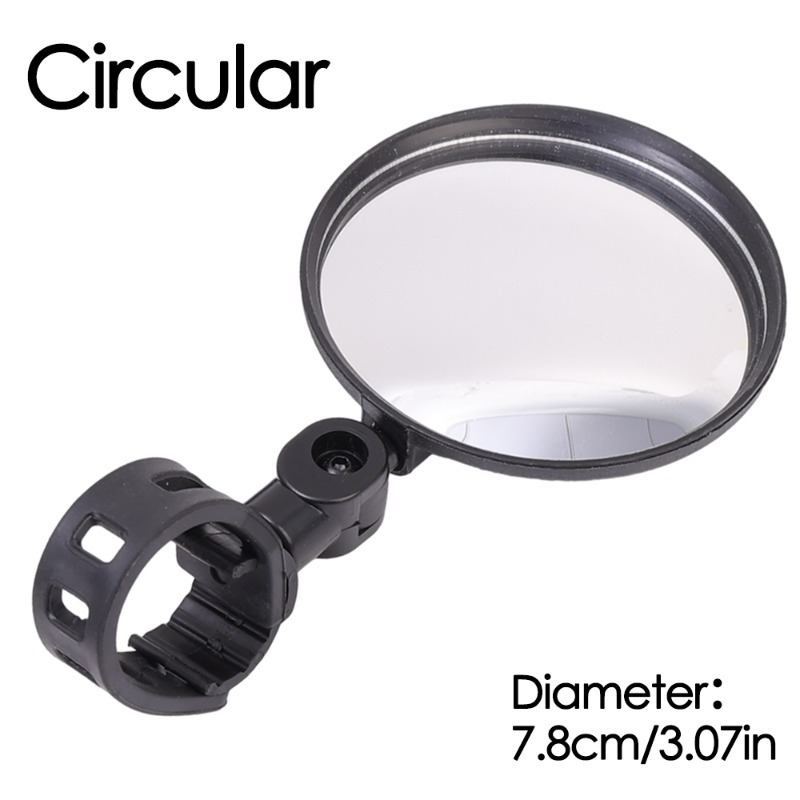 1-4PCS Bicycle Rearview Mirror - Mirror Handlebar Convex ulasan dan harga