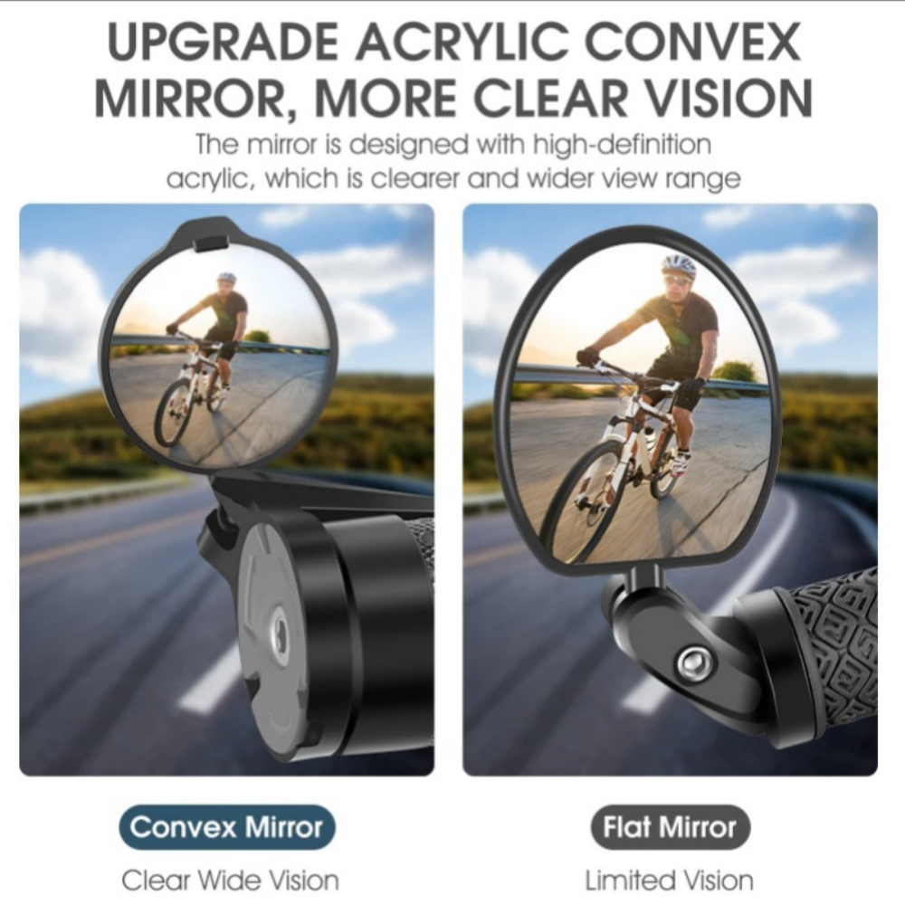 Bicycle Handlebar End Mirror B - Mirror Handlebar Convex ulasan dan harga