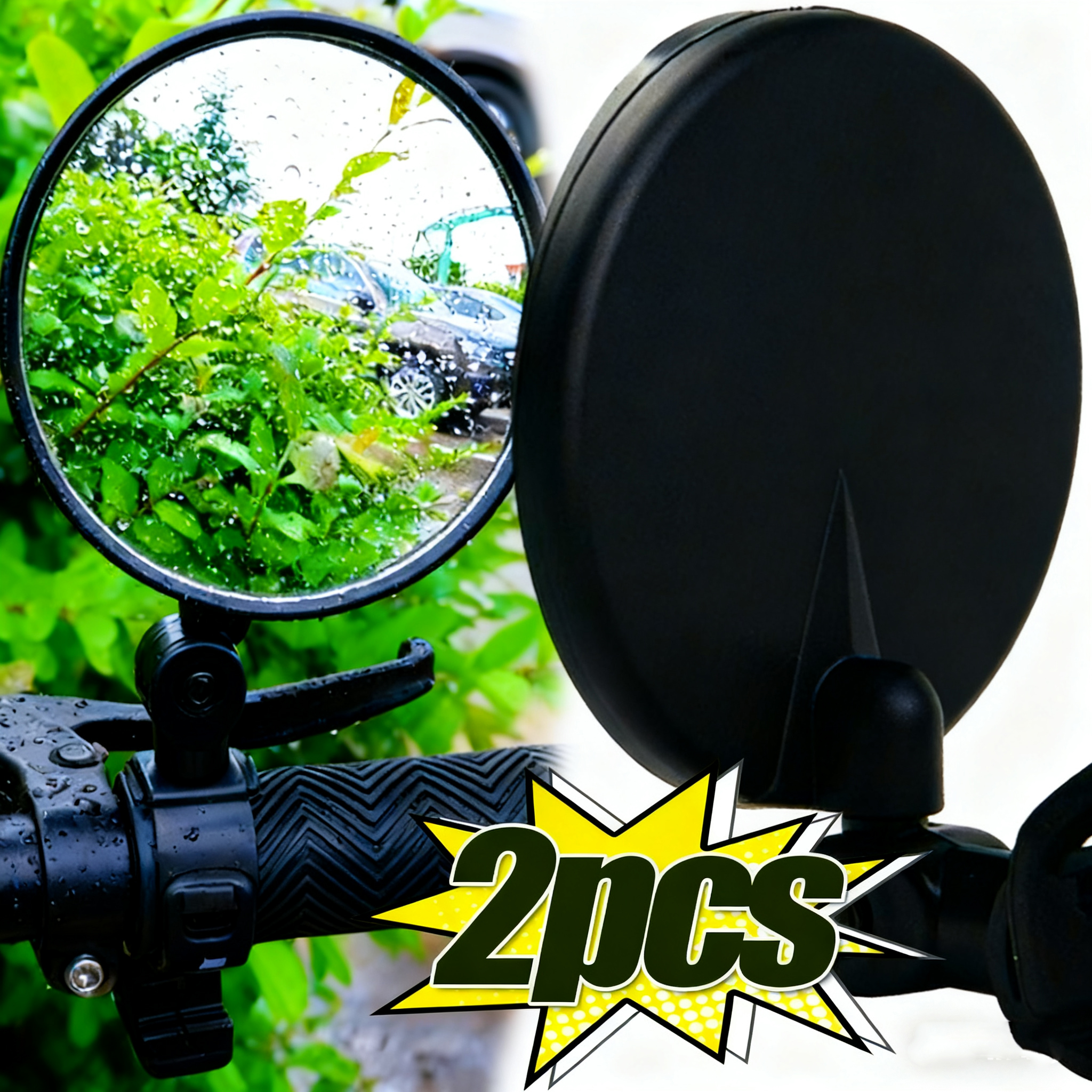360°Adjustable Rotate Convex W - Mirror Handlebar Convex ulasan dan harga