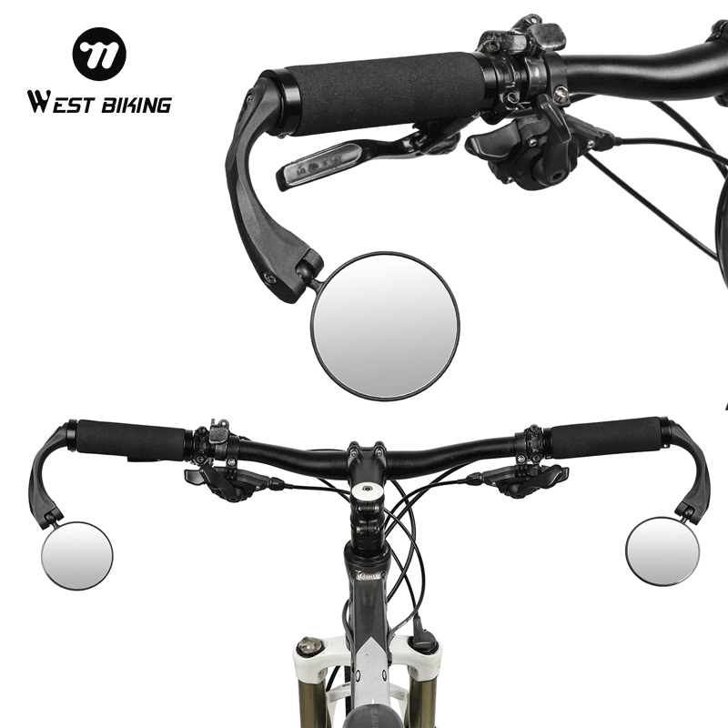 WEST BIKING Bicycle HD Rearvie - Mirror Handlebar Convex ulasan dan harga