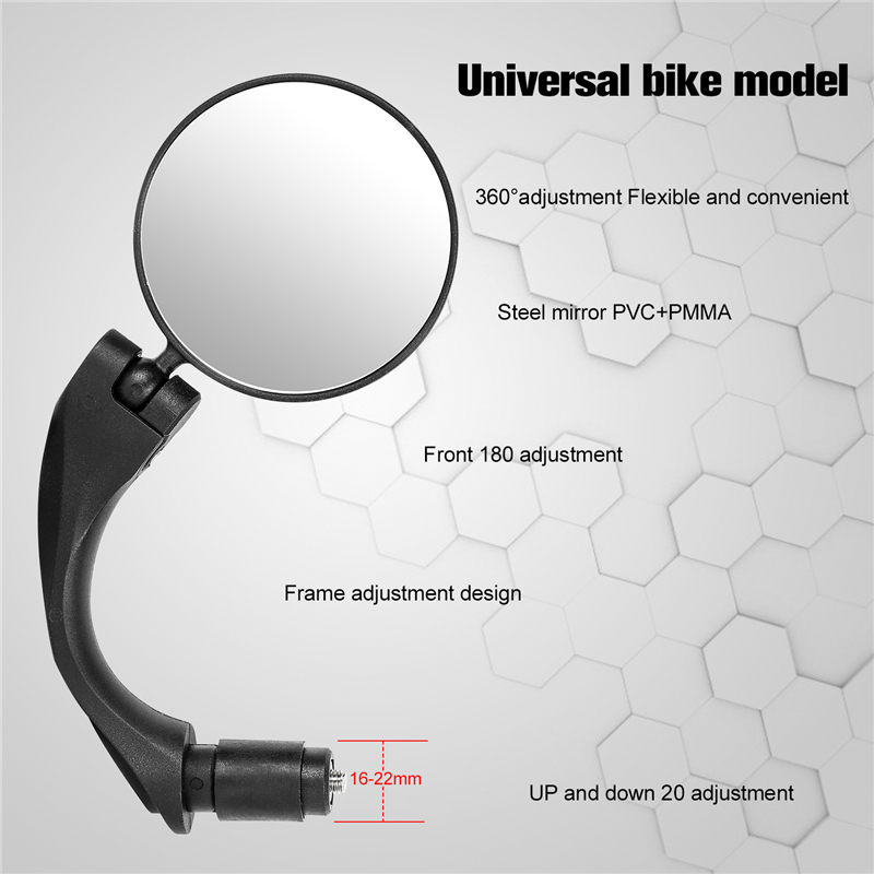 WEST BIKING Bicycle HD Rearvie - Mirror Handlebar Convex ulasan dan harga