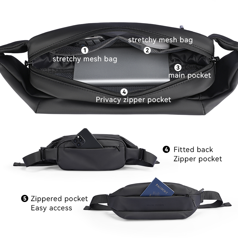 MARK RYDEN Multi-pocket Chest  - Cycling For Commute ulasan dan harga
